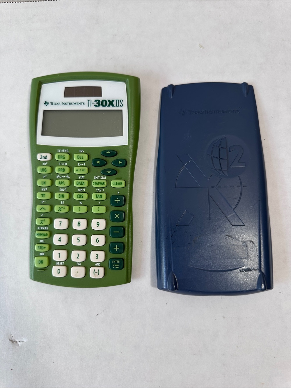 Texas Instruments TI-30XIIS Scientific Calculator Lime Green with Blue Cover